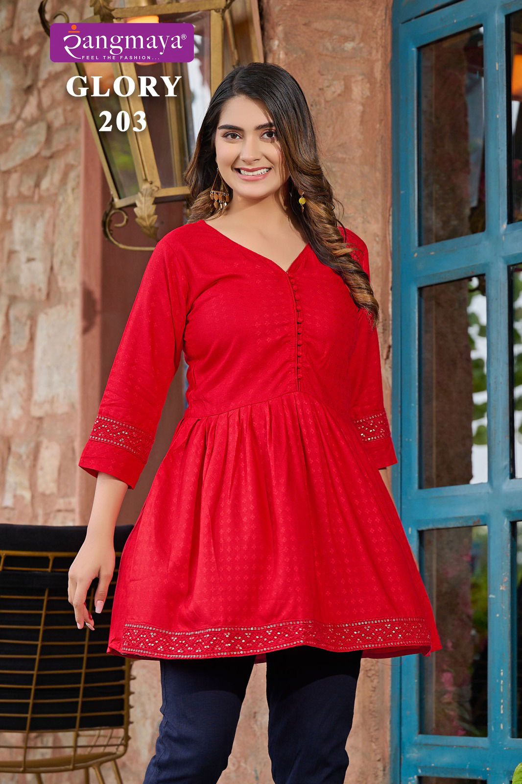 Rangmaya Glory Vol 2 Fancy Bombay Imported Ladies Tops Catalog
